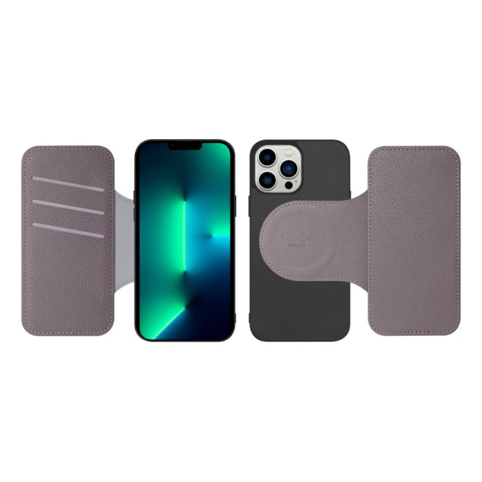 [ LOOF SLIM-BOOK Series ] iPhone 13 Pro Max iphone13promax 13promax promax プロマックス スマホケース ケース カバー 手帳型ケース 薄い カード収納 MagSafe対応 ワイヤレス充電 本革 [ iPhone 13 Pro Max ]