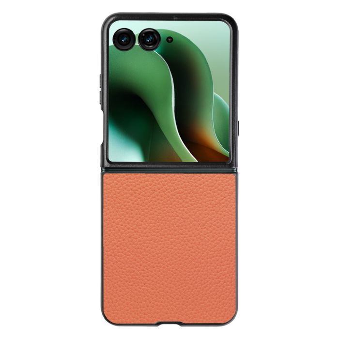 [ LOOF LUXURY-SHELL ] motorola razr 60 ultra razr60ultra razr60 ウルトラ レーザー スマホケース 背面 ケース カバー ハードケース 本革 ストラップホール [ motorola razr 60 ultra ]