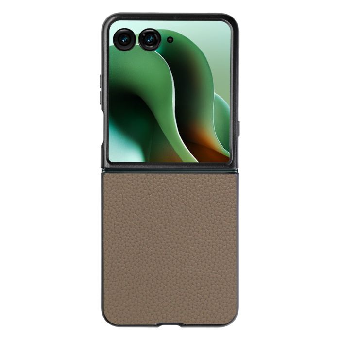 [ LOOF LUXURY-SHELL ] motorola razr 60 ultra razr60ultra razr60 ウルトラ レーザー スマホケース 背面 ケース カバー ハードケース 本革 ストラップホール [ motorola razr 60 ultra ]