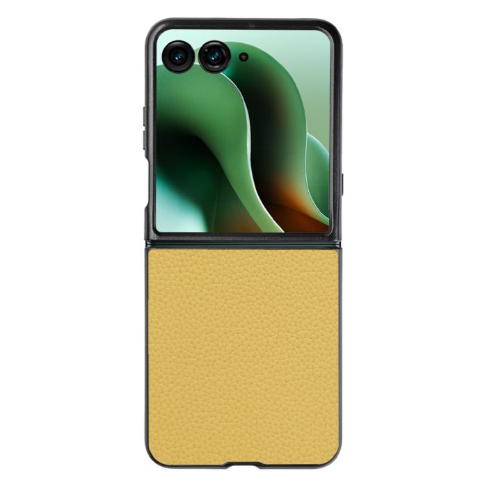 [ LOOF LUXURY-SHELL ] motorola razr 60 ultra razr60ultra razr60 ウルトラ レーザー スマホケース 背面 ケース カバー ハードケース 本革 ストラップホール [ motorola razr 60 ultra ]