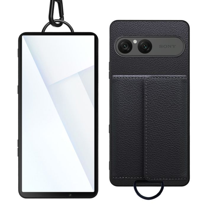 [ LOOF WALLET-SHELL ] Xperia 10 VII エクスペリア XQ-FE44  ケース カバー スマホケース ショルダー スマホショルダー 本革 背面収納 財布 カード入れ [ Xperia 10 VII 用 ]