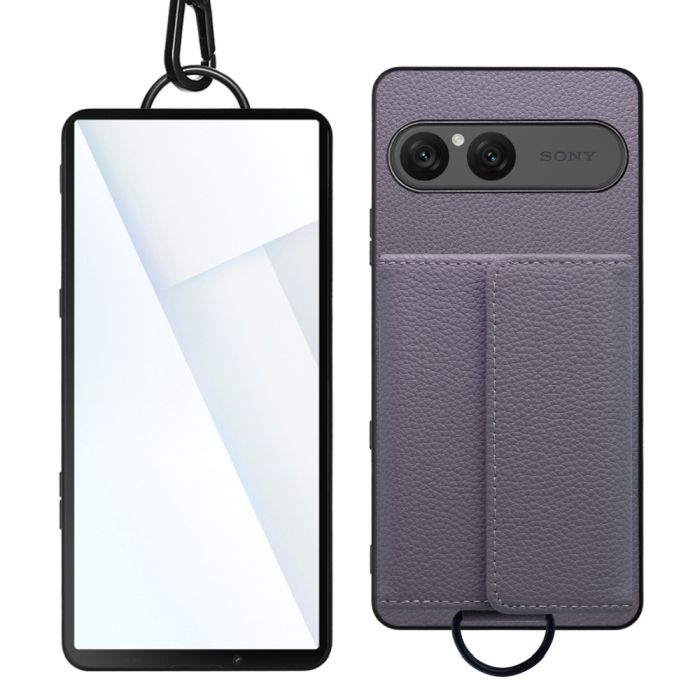 [ LOOF WALLET-SHELL ] Xperia 10 VII エクスペリア XQ-FE44  ケース カバー スマホケース ショルダー スマホショルダー 本革 背面収納 財布 カード入れ [ Xperia 10 VII 用 ]