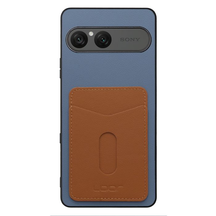 [ LOOF PASS-SHELL (LEATHER Ver.) スライド ] Xperia 10 VII エクスペリア XQ-FE44 スマホケース 背面 ケース カバー ハードケース カード収納 カードホルダー ストラップホール [ Xperia 10 VII 用 ]