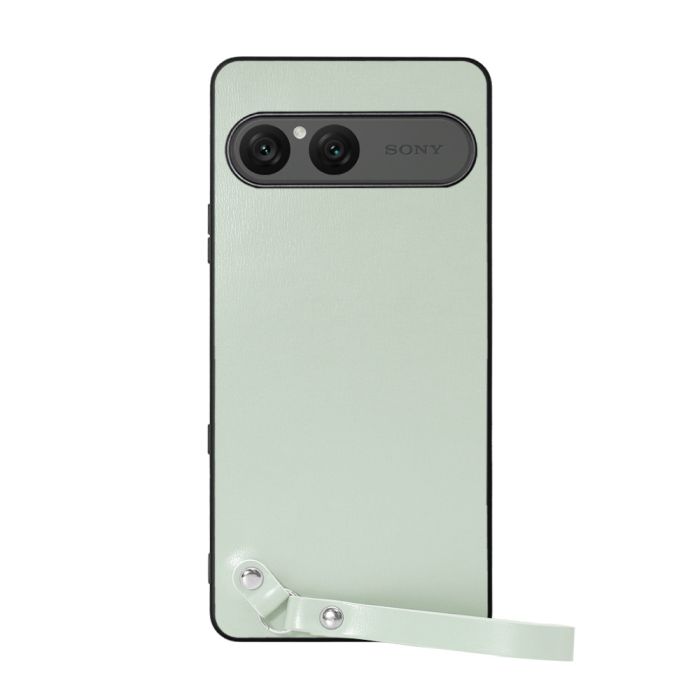 [ LOOF MACARON-SHELL ] Xperia 10 VII エクスペリア XQ-FE44 スマホケース 背面 ケース カバー ハードケース ストラップ付き 本革 ストラップホール [ Xperia 10 VII 用 ]