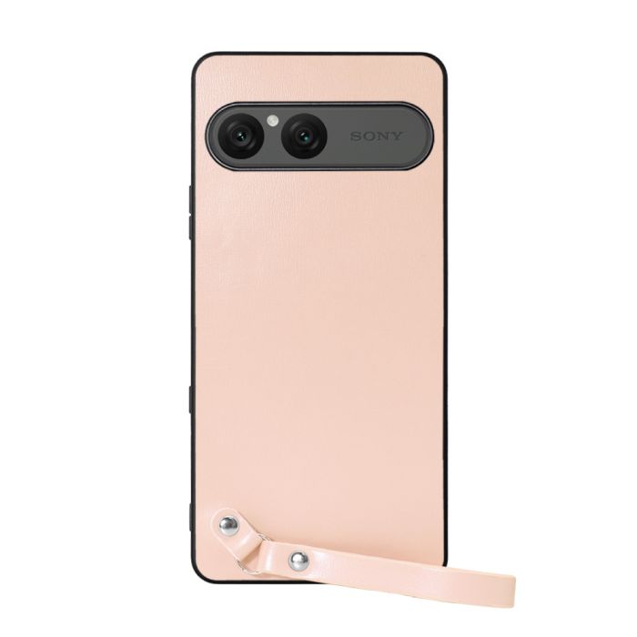 [ LOOF MACARON-SHELL ] Xperia 10 VII エクスペリア XQ-FE44 スマホケース 背面 ケース カバー ハードケース ストラップ付き 本革 ストラップホール [ Xperia 10 VII 用 ]