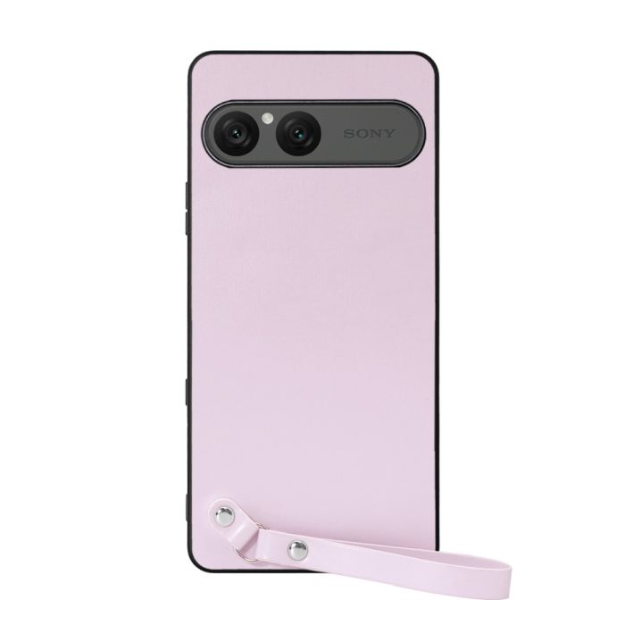 [ LOOF MACARON-SHELL ] Xperia 10 VII エクスペリア XQ-FE44 スマホケース 背面 ケース カバー ハードケース ストラップ付き 本革 ストラップホール [ Xperia 10 VII 用 ]