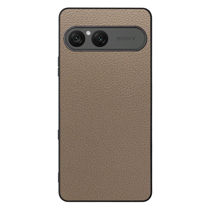 [ LOOF LUXURY-SHELL ] Xperia 10 VII エクスペリア XQ-FE44 スマホケース 背面 ケース カバー ハードケース 本革 ストラップホール [ Xperia 10 VII 用 ]