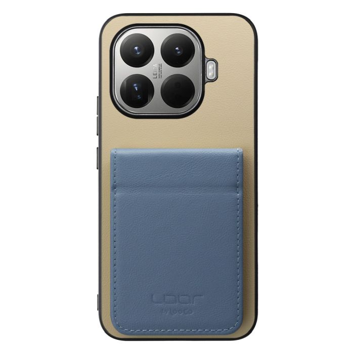 [ LOOF BASIC-SHELL SLIM CARD 2カード ] Xiaomi 15T Pro シャオミ 15T Pro ケース 背面 カード収納 カード入れ カードポケット カバー スマホケース 薄型 大容量 本革 [ Xiaomi 15T Pro ]