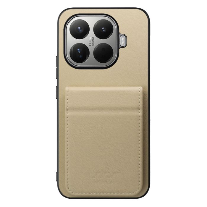 [ LOOF BASIC-SHELL SLIM CARD 2カード ] Xiaomi 15T Pro シャオミ 15T Pro ケース 背面 カード収納 カード入れ カードポケット カバー スマホケース 薄型 大容量 本革 [ Xiaomi 15T Pro ]