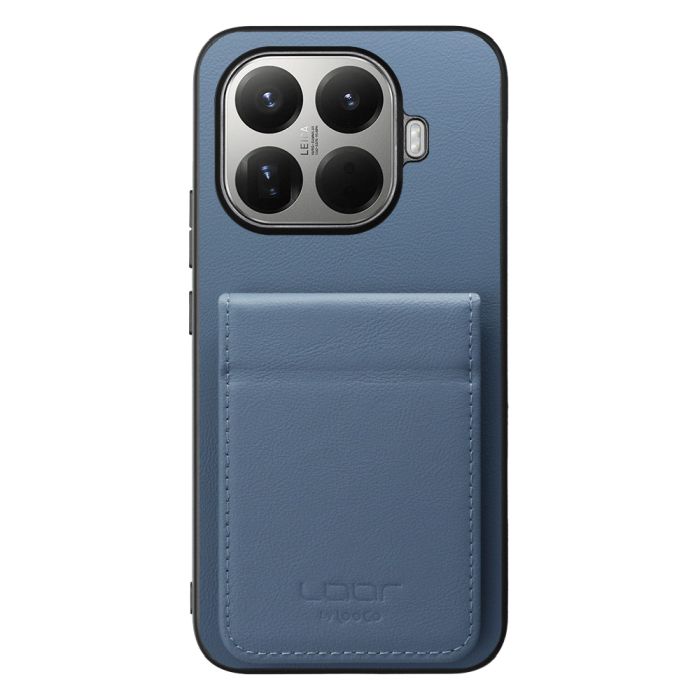 [ LOOF BASIC-SHELL SLIM CARD 2カード ] Xiaomi 15T Pro シャオミ 15T Pro ケース 背面 カード収納 カード入れ カードポケット カバー スマホケース 薄型 大容量 本革 [ Xiaomi 15T Pro ]