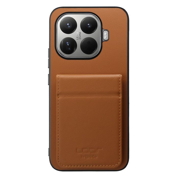 [ LOOF BASIC-SHELL SLIM CARD 2カード ] Xiaomi 15T Pro シャオミ 15T Pro ケース 背面 カード収納 カード入れ カードポケット カバー スマホケース 薄型 大容量 本革 [ Xiaomi 15T Pro ]