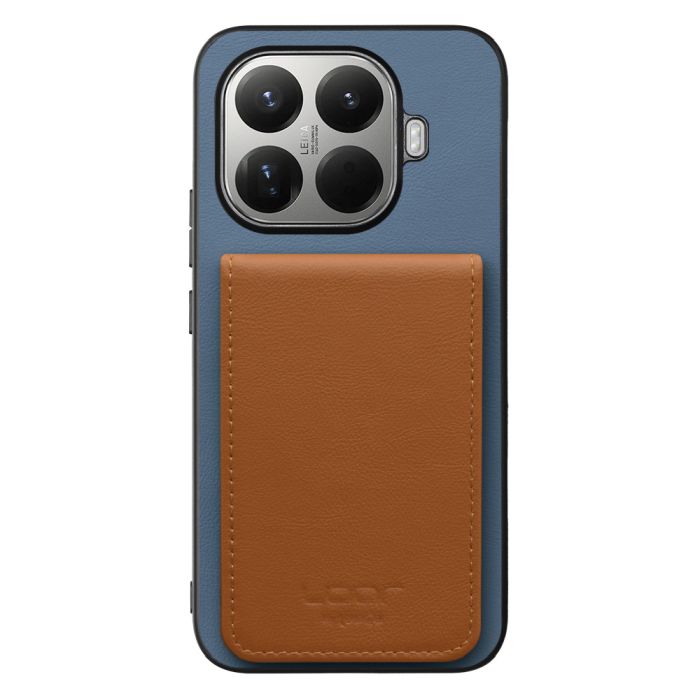 [ LOOF BASIC-SHELL SLIM CARD 4カード ] Xiaomi 15T Pro シャオミ 15T Pro ケース 背面 カード収納 カード入れ カードポケット カバー スマホケース 薄型 大容量 本革 [ Xiaomi 15T Pro ]