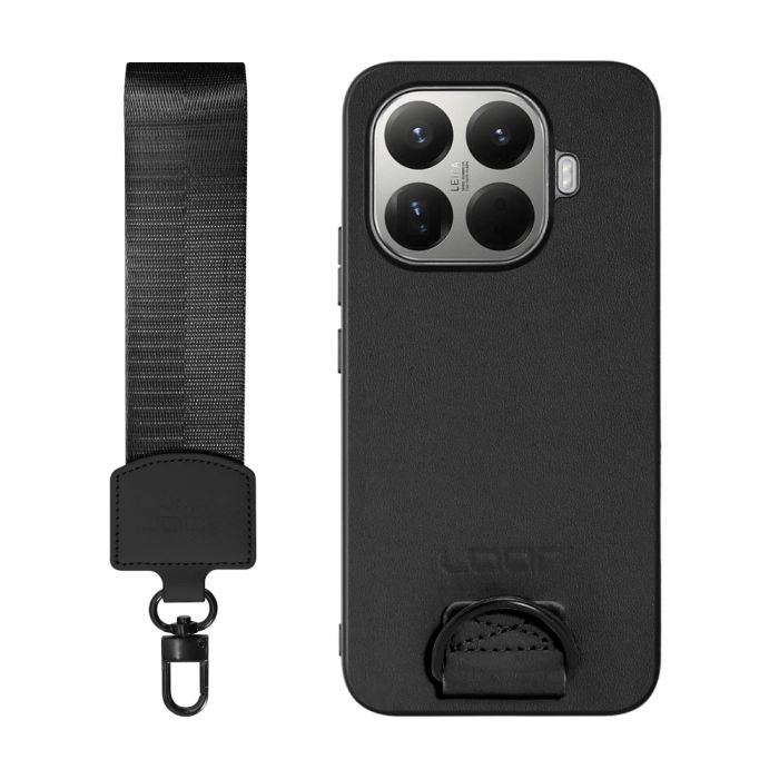 [ LOOF STRAP-SHELL (ショートVer.) ] Xiaomi 15T Pro シャオミ 15T Pro スマホケース 背面 ケース カバー ハードケース ハンドストラップ  本革 [ Xiaomi 15T Pro ]