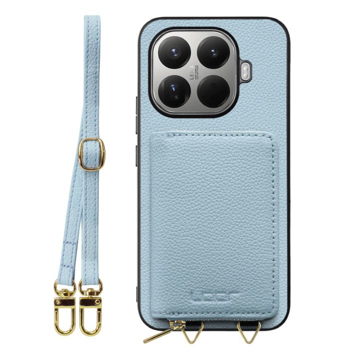 [ LOOF LUXURY-SHELL POUCH ] Xiaomi 15T Pro シャオミ 15T Pro ケース ショルダー スマホショルダー 背面 収納 ポーチ付き カバー スマホケース ストラップ 本革 [ Xiaomi 15T Pro ]