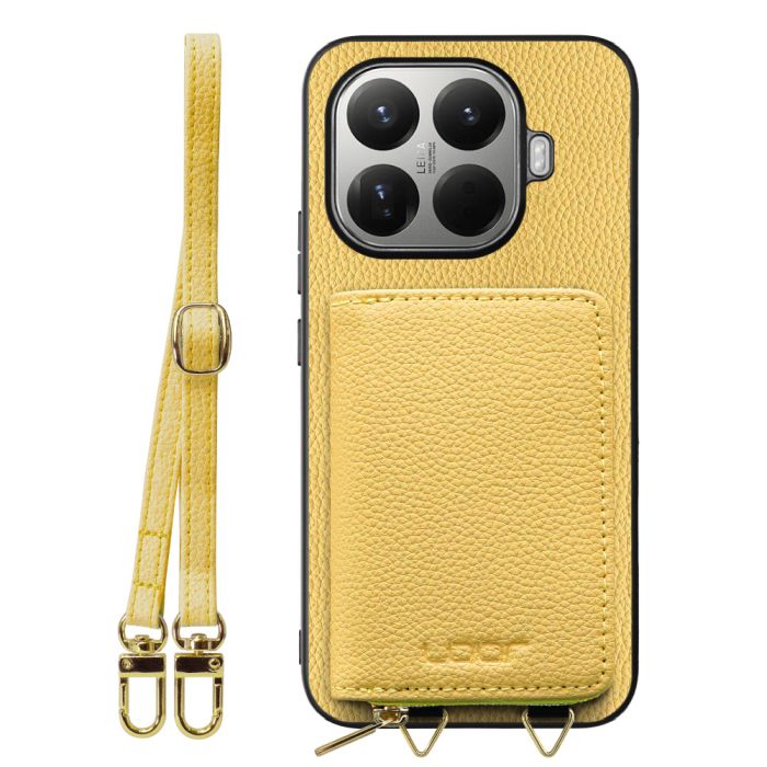 [ LOOF LUXURY-SHELL POUCH ] Xiaomi 15T Pro シャオミ 15T Pro ケース ショルダー スマホショルダー 背面 収納 ポーチ付き カバー スマホケース ストラップ 本革 [ Xiaomi 15T Pro ]