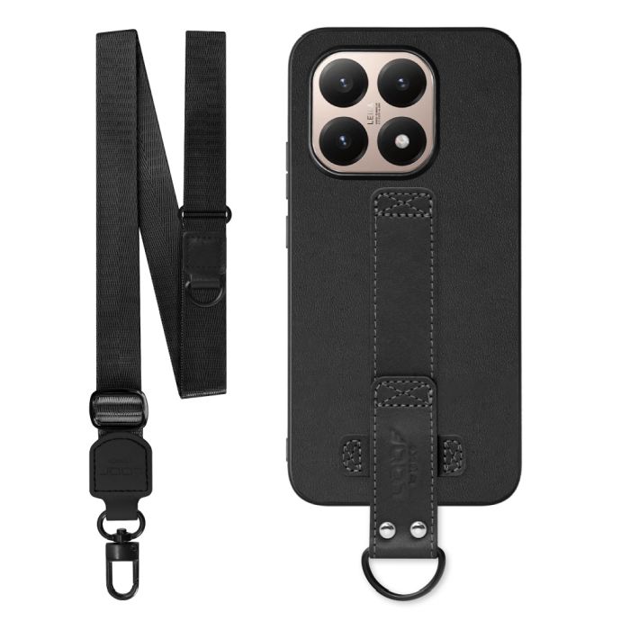 [ LOOF STRAP-SHELL (ロング+ Ver.) ] Xiaomi 15T シャオミ 15T スマホケース 背面 ケース カバー ハードケース ショルダーベルト  本革 [ Xiaomi 15T ]