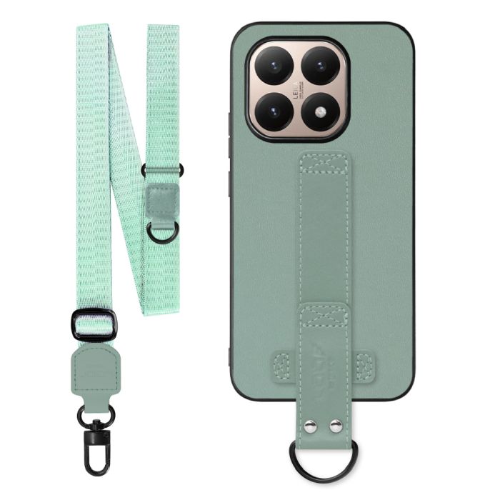 [ LOOF STRAP-SHELL (ロング+ Ver.) ] Xiaomi 15T シャオミ 15T スマホケース 背面 ケース カバー ハードケース ショルダーベルト  本革 [ Xiaomi 15T ]