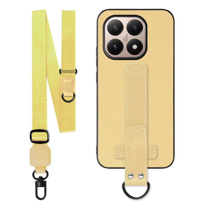 [ LOOF STRAP-SHELL (ロング+ Ver.) ] Xiaomi 15T シャオミ 15T スマホケース 背面 ケース カバー ハードケース ショルダーベルト  本革 [ Xiaomi 15T ]