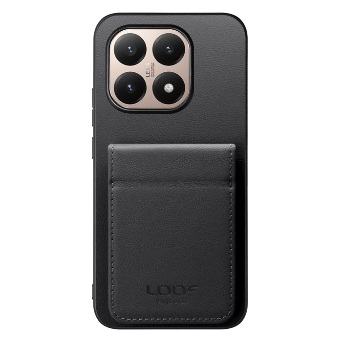 [ LOOF BASIC-SHELL SLIM CARD 2カード ] Xiaomi 15T シャオミ 15T ケース 背面 カード収納 カード入れ カードポケット カバー スマホケース 薄型 大容量 本革 [ Xiaomi 15T ]