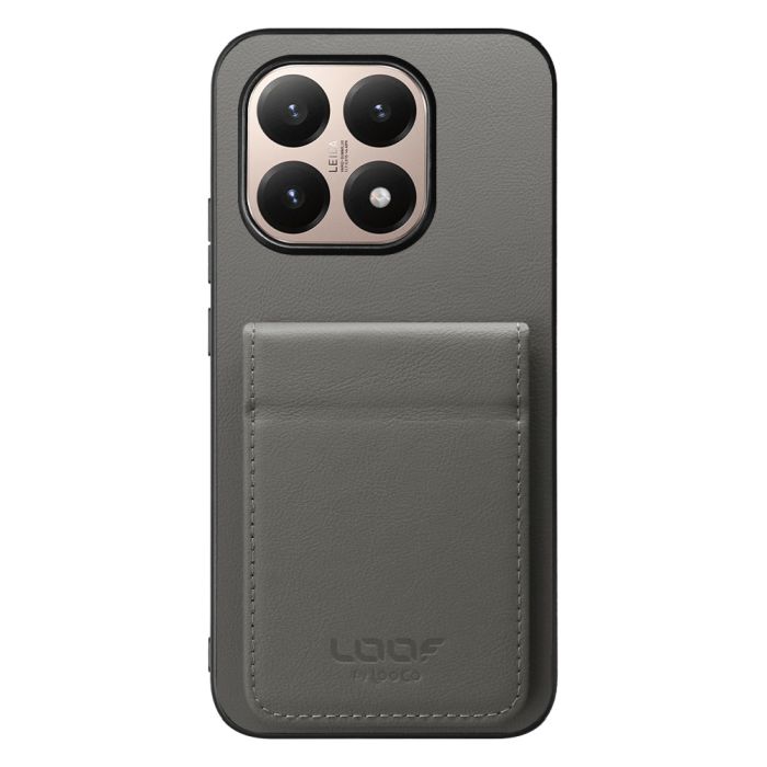 [ LOOF BASIC-SHELL SLIM CARD 2カード ] Xiaomi 15T シャオミ 15T ケース 背面 カード収納 カード入れ カードポケット カバー スマホケース 薄型 大容量 本革 [ Xiaomi 15T ]