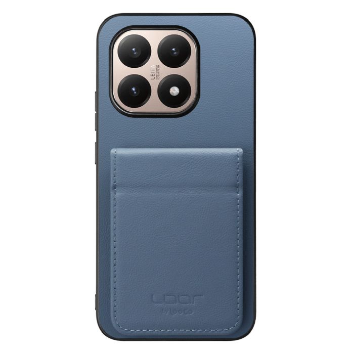 [ LOOF BASIC-SHELL SLIM CARD 2カード ] Xiaomi 15T シャオミ 15T ケース 背面 カード収納 カード入れ カードポケット カバー スマホケース 薄型 大容量 本革 [ Xiaomi 15T ]