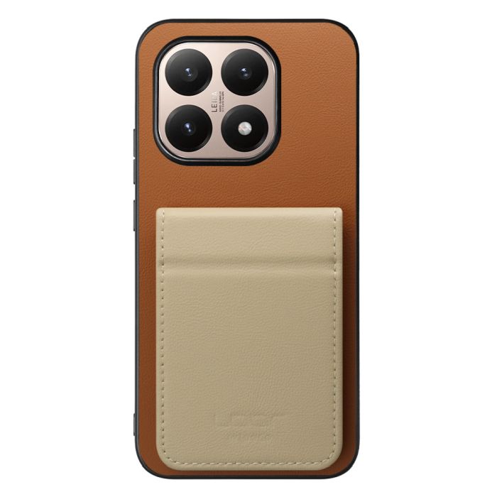 [ LOOF BASIC-SHELL SLIM CARD 2カード ] Xiaomi 15T シャオミ 15T ケース 背面 カード収納 カード入れ カードポケット カバー スマホケース 薄型 大容量 本革 [ Xiaomi 15T ]