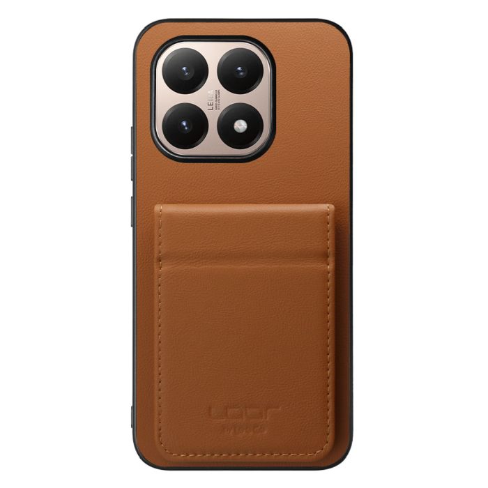 [ LOOF BASIC-SHELL SLIM CARD 2カード ] Xiaomi 15T シャオミ 15T ケース 背面 カード収納 カード入れ カードポケット カバー スマホケース 薄型 大容量 本革 [ Xiaomi 15T ]