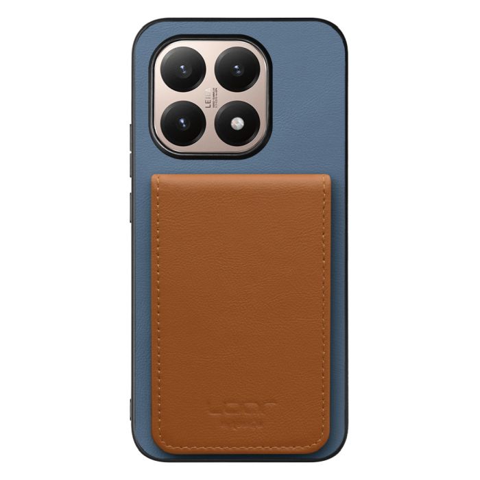 [ LOOF BASIC-SHELL SLIM CARD 4カード ] Xiaomi 15T シャオミ 15T ケース 背面 カード収納 カード入れ カードポケット カバー スマホケース 薄型 大容量 本革 [ Xiaomi 15T ]