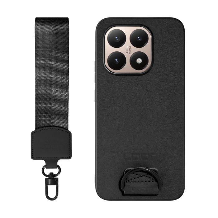 [ LOOF STRAP-SHELL (ショートVer.) ] Xiaomi 15T シャオミ 15T スマホケース 背面 ケース カバー ハードケース ハンドストラップ  本革 [ Xiaomi 15T ]