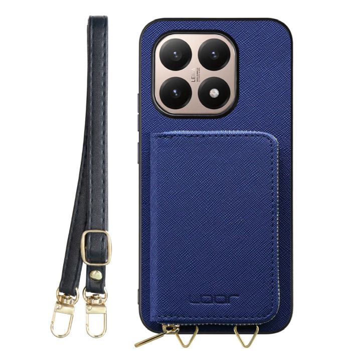 [ LOOF CASUAL-SHELL POUCH ] Xiaomi 15T シャオミ 15T ケース ショルダー スマホショルダー 背面 収納 ポーチ付き カバー スマホケース ストラップ レザー [ Xiaomi 15T ]