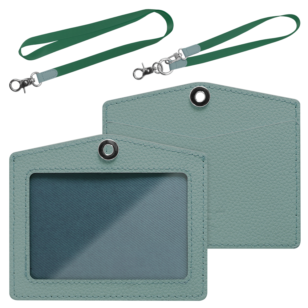 LOOF ID PASS-CASE 縦横選べる本革IDカードケース カード IDケース idケース パスケース 本革 レザー ストラップ 縦型 横型 タテ ヨコ 落下防止 透明 社員証 ケース カード 入館証 定期入れ 保護者カード Suica PASMO 名刺 推し活