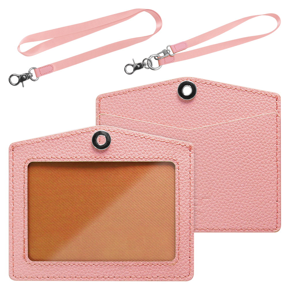 LOOF ID PASS-CASE 縦横選べる本革IDカードケース カード IDケース idケース パスケース 本革 レザー ストラップ 縦型 横型 タテ ヨコ 落下防止 透明 社員証 ケース カード 入館証 定期入れ 保護者カード Suica PASMO 名刺 推し活