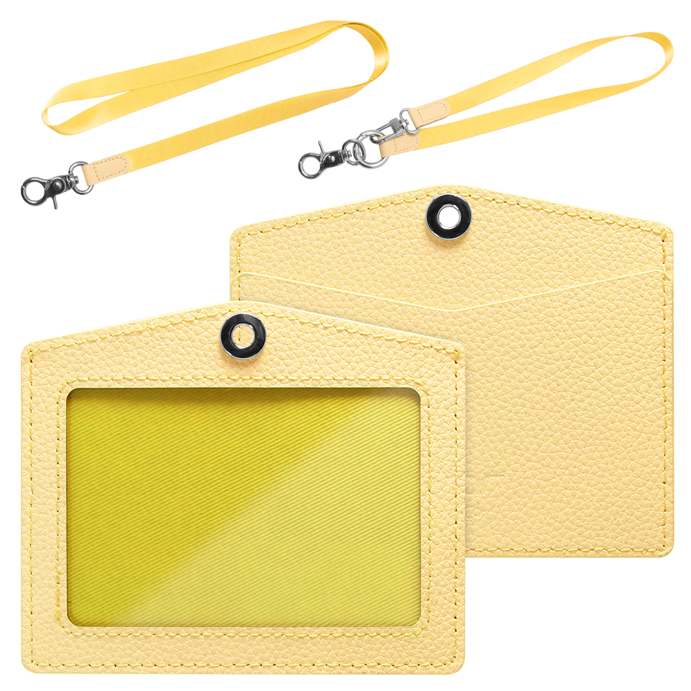 LOOF ID PASS-CASE 縦横選べる本革IDカードケース カード IDケース idケース パスケース 本革 レザー ストラップ 縦型 横型 タテ ヨコ 落下防止 透明 社員証 ケース カード 入館証 定期入れ 保護者カード Suica PASMO 名刺 推し活