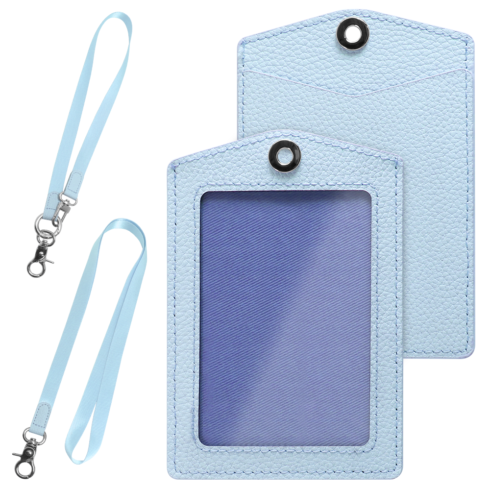 LOOF ID PASS-CASE 縦横選べる本革IDカードケース カード IDケース idケース パスケース 本革 レザー ストラップ 縦型 横型 タテ ヨコ 落下防止 透明 社員証 ケース カード 入館証 定期入れ 保護者カード Suica PASMO 名刺 推し活