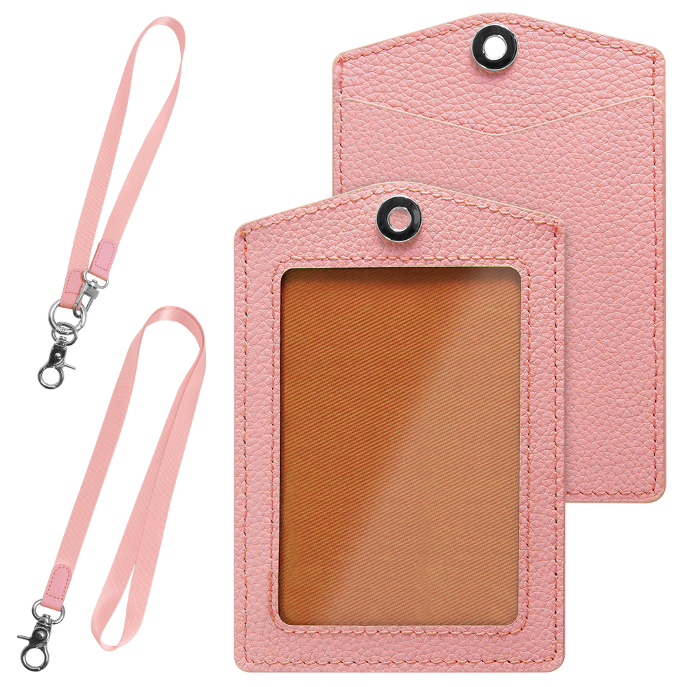 LOOF ID PASS-CASE 縦横選べる本革IDカードケース カード IDケース idケース パスケース 本革 レザー ストラップ 縦型 横型 タテ ヨコ 落下防止 透明 社員証 ケース カード 入館証 定期入れ 保護者カード Suica PASMO 名刺 推し活