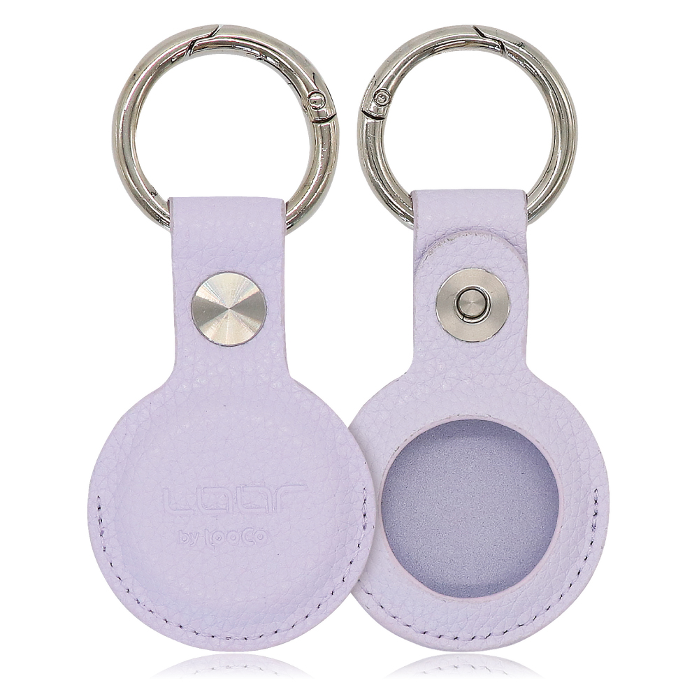 LOOF AirTag 本革ケース 保護ケース エアタグ ケース レザー 革 保護カバー カバー レザーケース AirTag用 落下防止 カラビナ バックル 革 革製 紛失防止 カラビナ付き