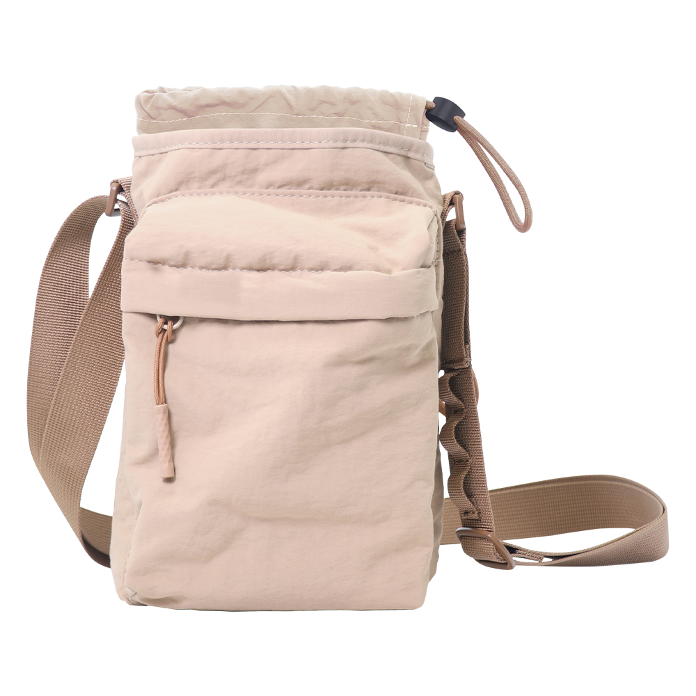 LOOF 雨でも安心!撥水仕様 ショルダー ポーチ バッグ ショルダーポーチ ショルダーバッグ 巾着バッグ スマホポーチ 斜めがけバッグ 斜めがけ 肩掛け 軽量 軽い 撥水 男女兼用 大人 子供 子ども スマホ ショルダー ポーチ バッグ レディース メンズ キッズ 小さめ シンプル