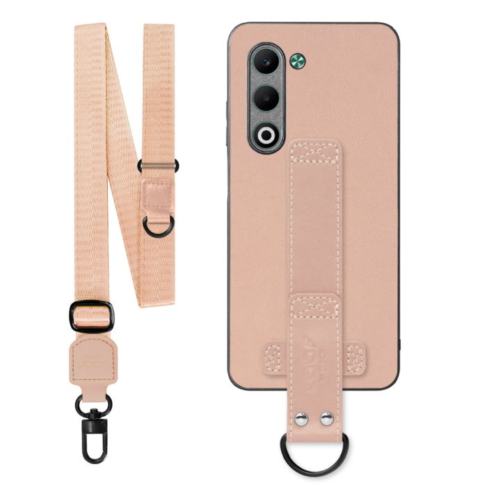 [ LOOF STRAP-SHELL (ロング+ Ver.) ] OPPO A5 5G オッポ CPH2735 スマホケース 背面 ケース カバー ハードケース ショルダーベルト  本革 [ OPPO A5 5G ]