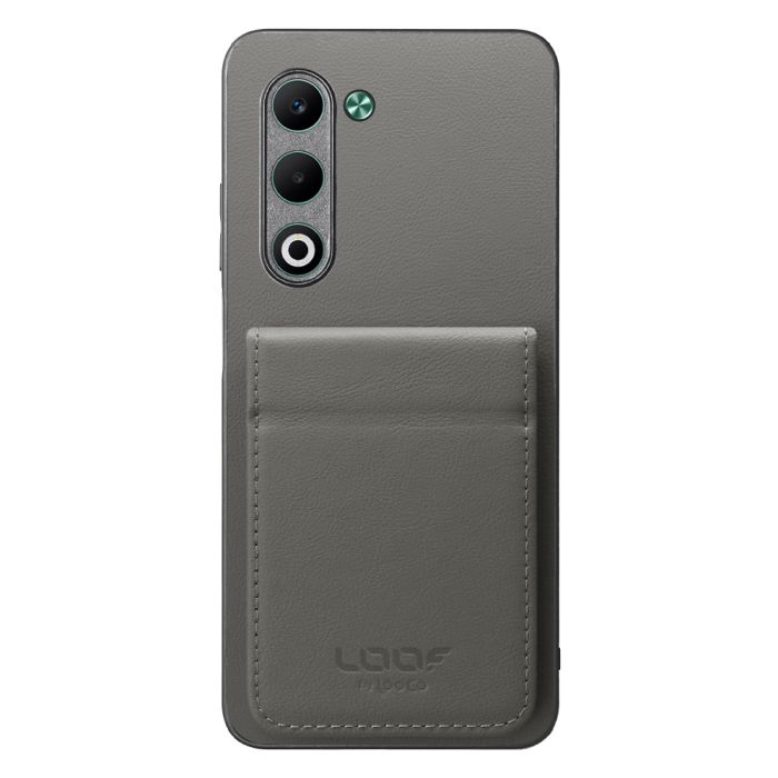 [ LOOF BASIC-SHELL SLIM CARD 2カード ] OPPO A5 5G オッポ CPH2735 ケース 背面 カード収納 カード入れ カードポケット カバー スマホケース 薄型 大容量 本革 [ OPPO A5 5G ]