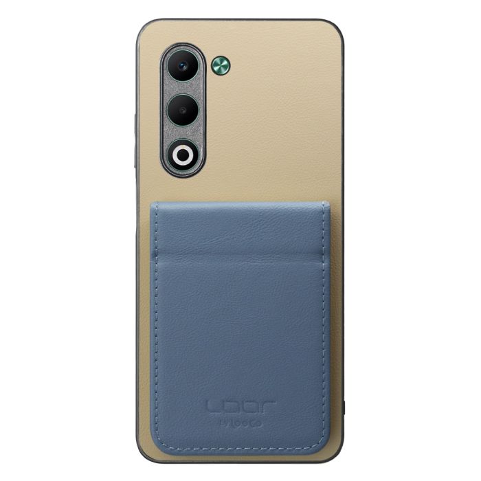[ LOOF BASIC-SHELL SLIM CARD 2カード ] OPPO A5 5G オッポ CPH2735 ケース 背面 カード収納 カード入れ カードポケット カバー スマホケース 薄型 大容量 本革 [ OPPO A5 5G ]