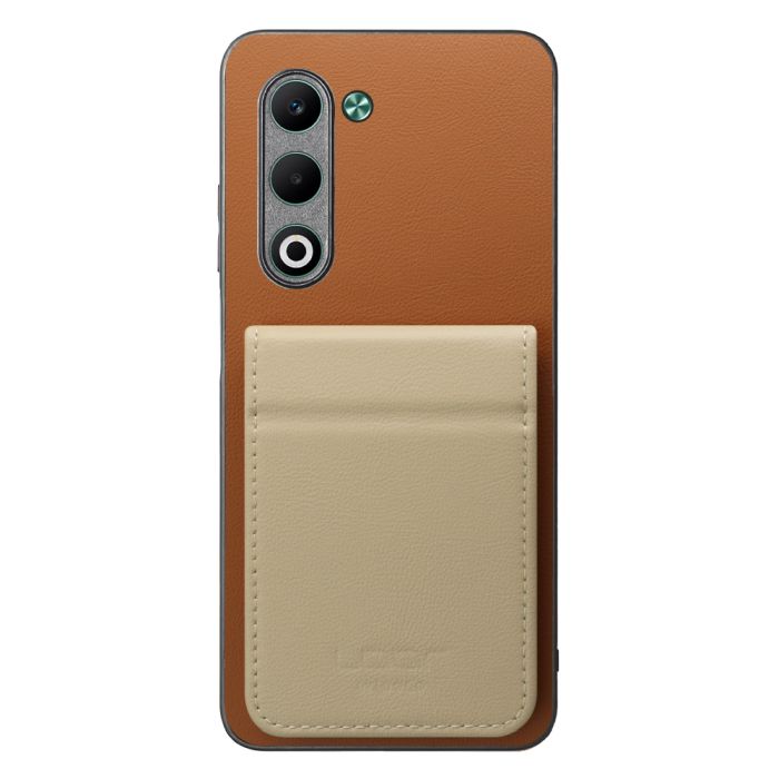 [ LOOF BASIC-SHELL SLIM CARD 2カード ] OPPO A5 5G オッポ CPH2735 ケース 背面 カード収納 カード入れ カードポケット カバー スマホケース 薄型 大容量 本革 [ OPPO A5 5G ]