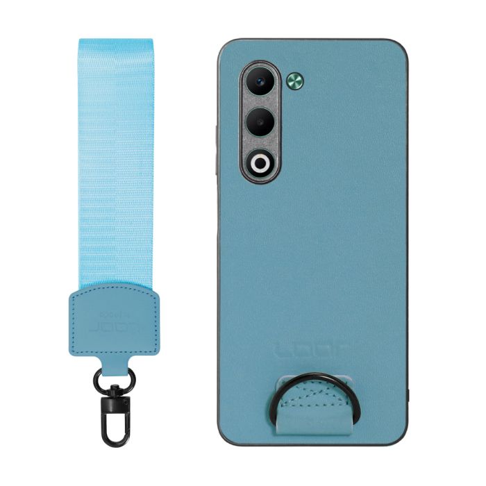 [ LOOF STRAP-SHELL (ショートVer.) ] OPPO A5 5G オッポ CPH2735 スマホケース 背面 ケース カバー ハードケース ハンドストラップ  本革 [ OPPO A5 5G ]