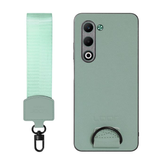 [ LOOF STRAP-SHELL (ショートVer.) ] OPPO A5 5G オッポ CPH2735 スマホケース 背面 ケース カバー ハードケース ハンドストラップ  本革 [ OPPO A5 5G ]