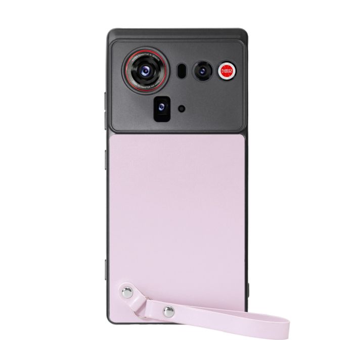 [ LOOF MACARON-SHELL ] nubia Z80 Ultra NX741J スマホケース 背面 ケース カバー ハードケース ストラップ付き 本革 ストラップホール [ nubia Z80 Ultra ]