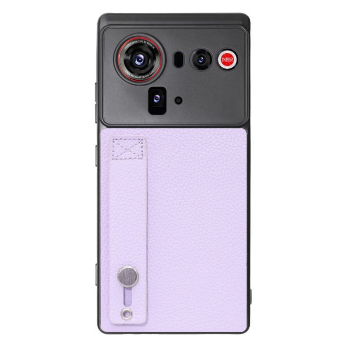 [ LOOF HOLD-SHELL ] nubia Z80 Ultra NX741J スマホケース 背面 ケース カバー ハードケース 背面ベルト 本革 ストラップホール [ nubia Z80 Ultra ]