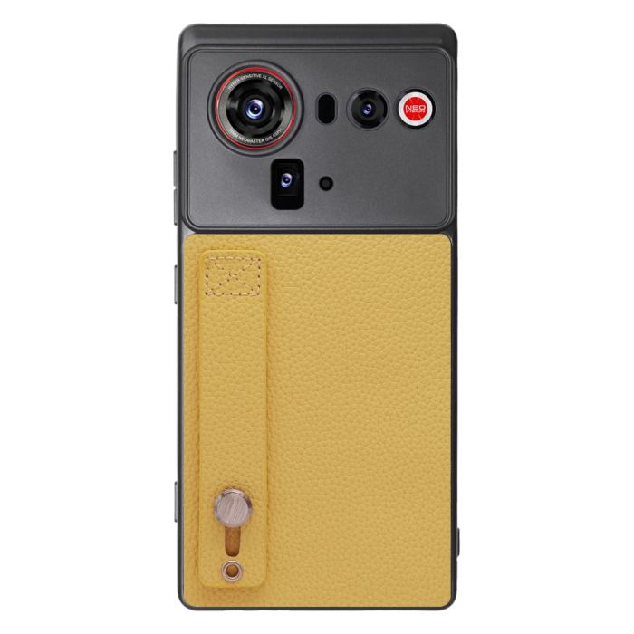 [ LOOF HOLD-SHELL ] nubia Z80 Ultra NX741J スマホケース 背面 ケース カバー ハードケース 背面ベルト 本革 ストラップホール [ nubia Z80 Ultra ]