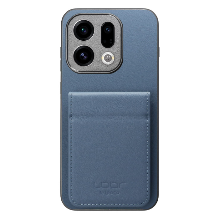 [ LOOF BASIC-SHELL SLIM CARD 2カード ] OPPO Find X9 OPG07 CPH2797 ケース 背面 カード収納 カード入れ カードポケット カバー スマホケース 薄型 大容量 本革 [ OPPO Find X9 ]