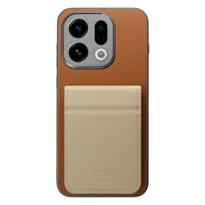 [ LOOF BASIC-SHELL SLIM CARD 2カード ] OPPO Find X9 OPG07 CPH2797 ケース 背面 カード収納 カード入れ カードポケット カバー スマホケース 薄型 大容量 本革 [ OPPO Find X9 ]