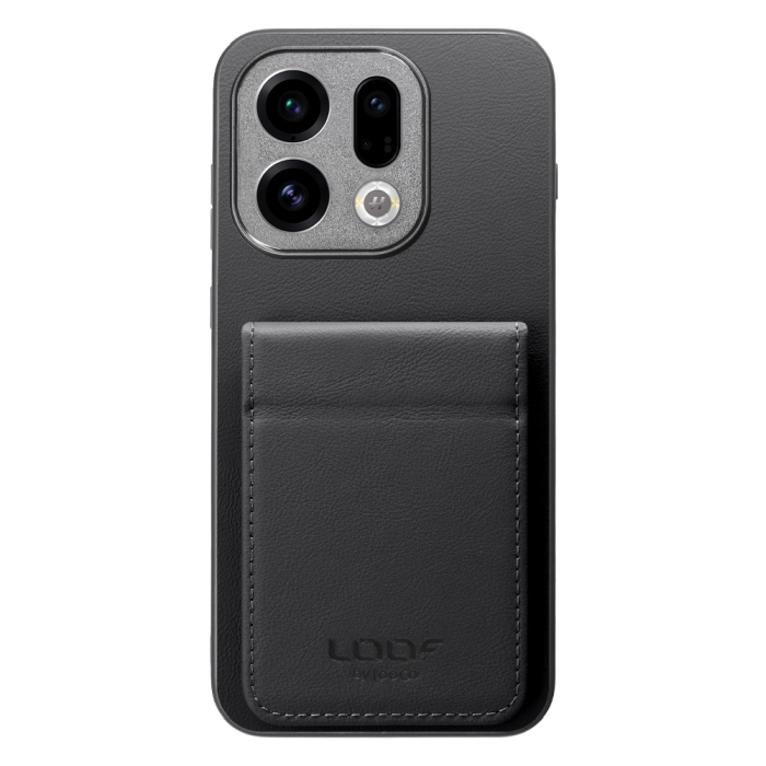 [ LOOF BASIC-SHELL SLIM CARD 2カード ] OPPO Find X9 OPG07 CPH2797 ケース 背面 カード収納 カード入れ カードポケット カバー スマホケース 薄型 大容量 本革 [ OPPO Find X9 ]