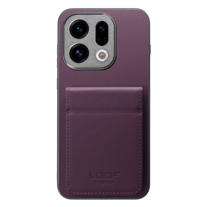 [ LOOF BASIC-SHELL SLIM CARD 2カード ] OPPO Find X9 OPG07 CPH2797 ケース 背面 カード収納 カード入れ カードポケット カバー スマホケース 薄型 大容量 本革 [ OPPO Find X9 ]